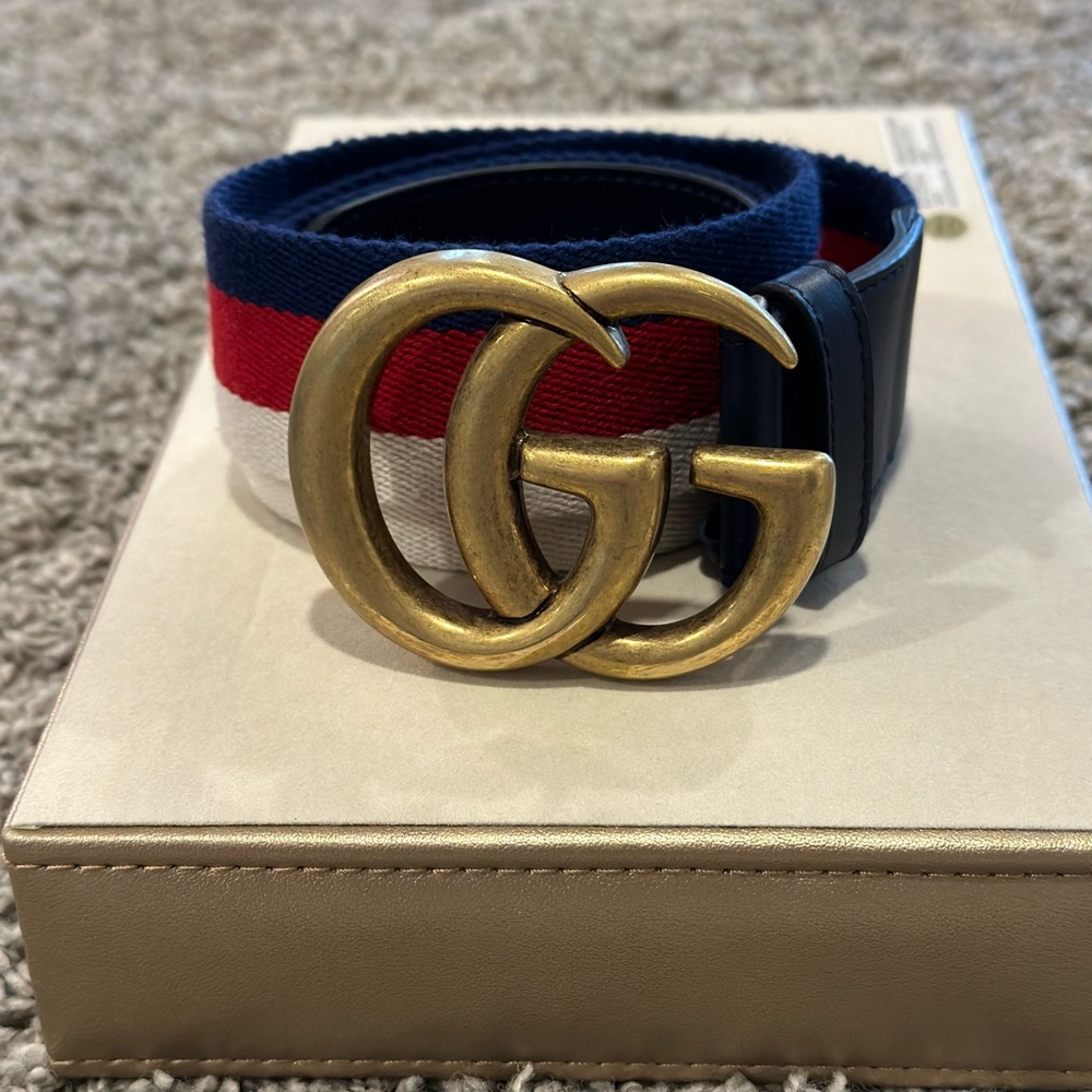 Gucci canvas belt - Picture 1 of 3